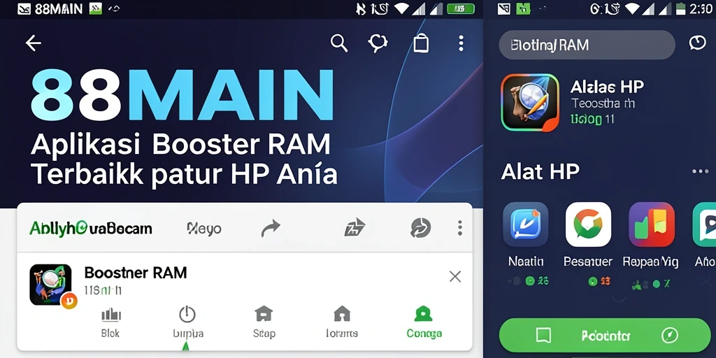 Tampilan antarmuka utama 88MAIN yang sederhana dan efektif.