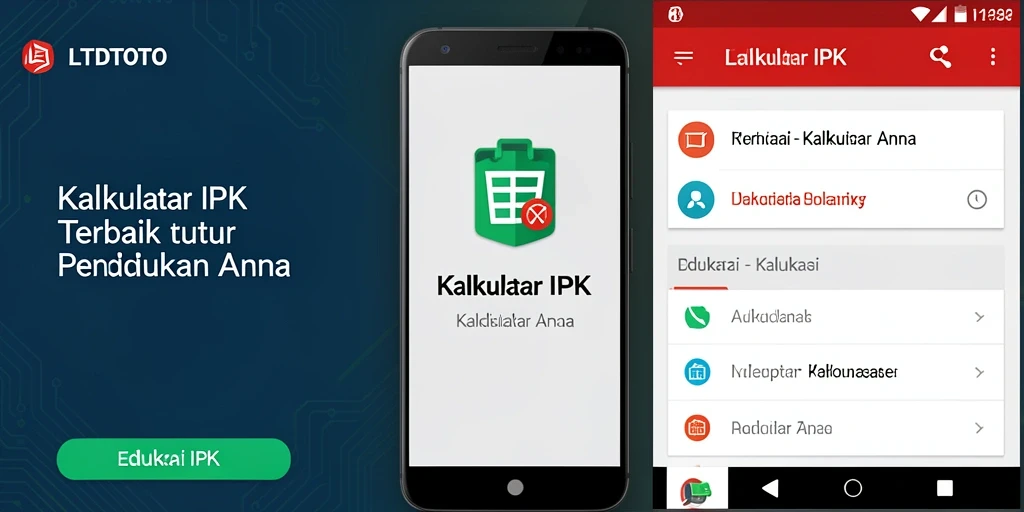 Antarmuka LTDTOTO untuk kalkulasi IPK yang mudah digunakan.