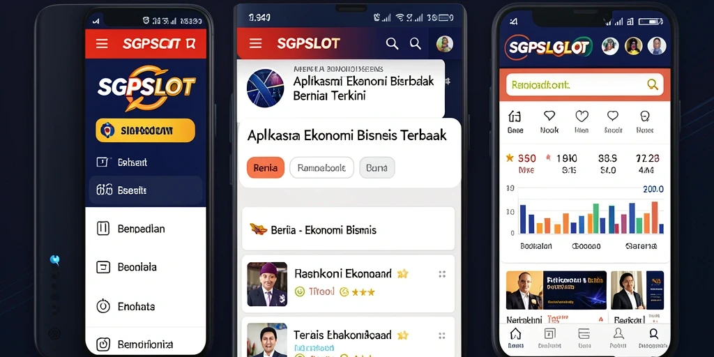 Tampilan antarmuka SGPSLOT yang modern dan informatif.