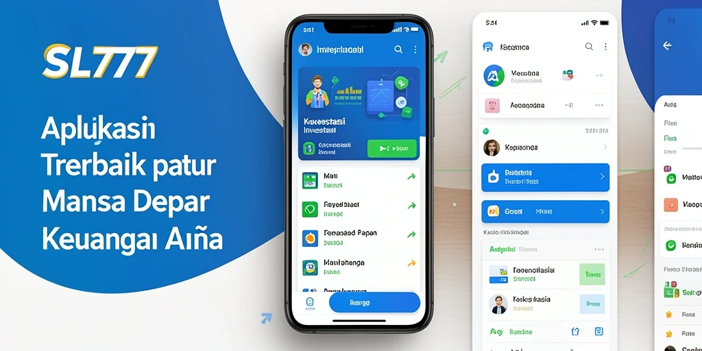 Tampilan antarmuka pengguna aplikasi SL777 untuk investasi.