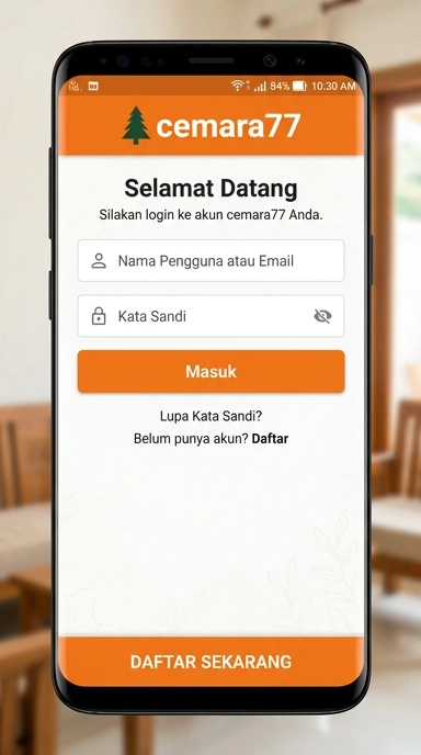 Panduan Login Akun cemara77 Untuk Pengguna Android