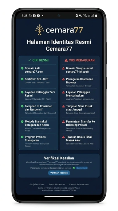 Halaman Resmi Unduh APK cemara77 untuk Android