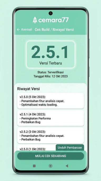 Riwayat Versi cemara77 untuk Pengguna Android